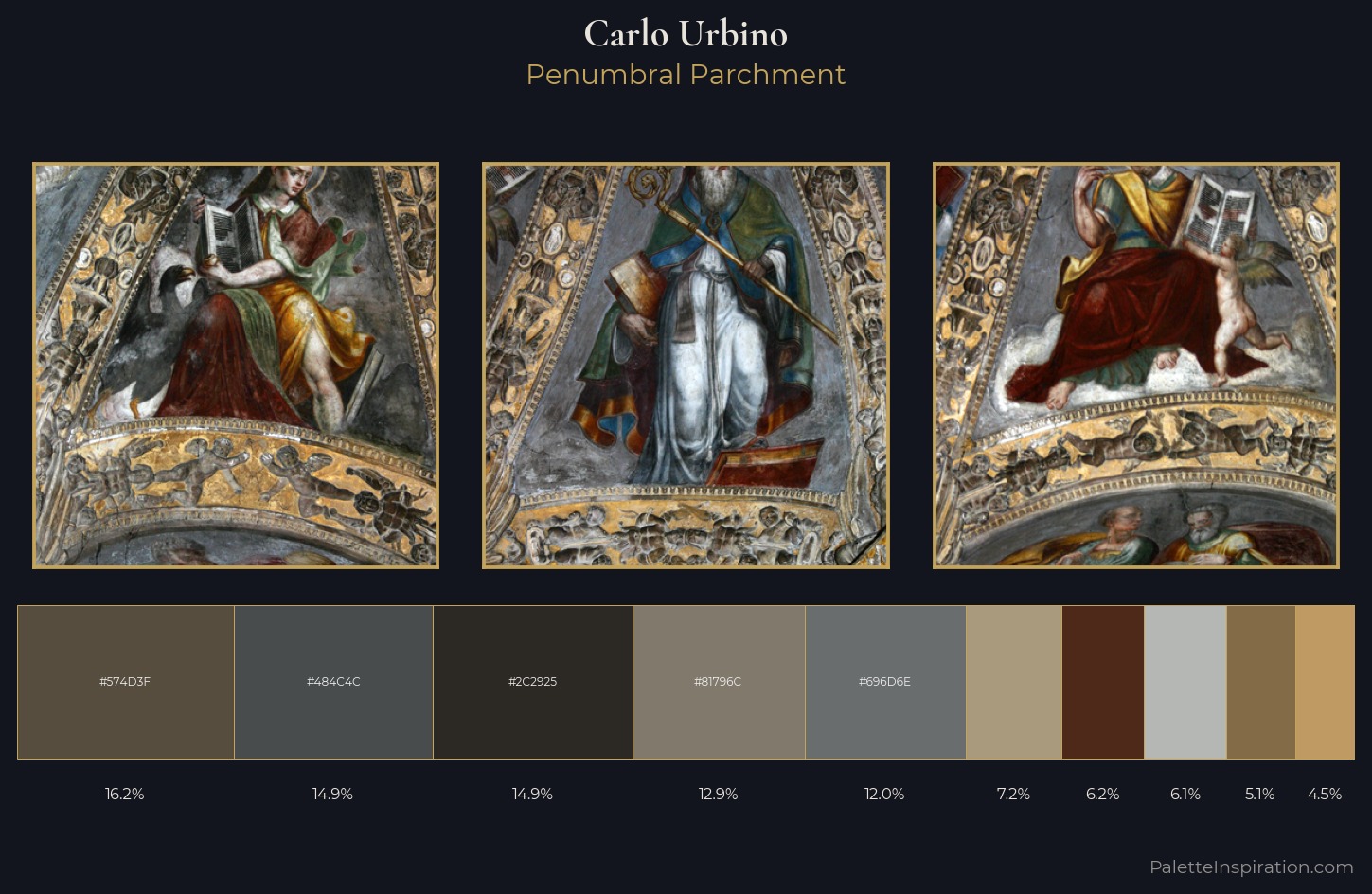 Carlo Urbino Palette 3 — Penumbral Parchment