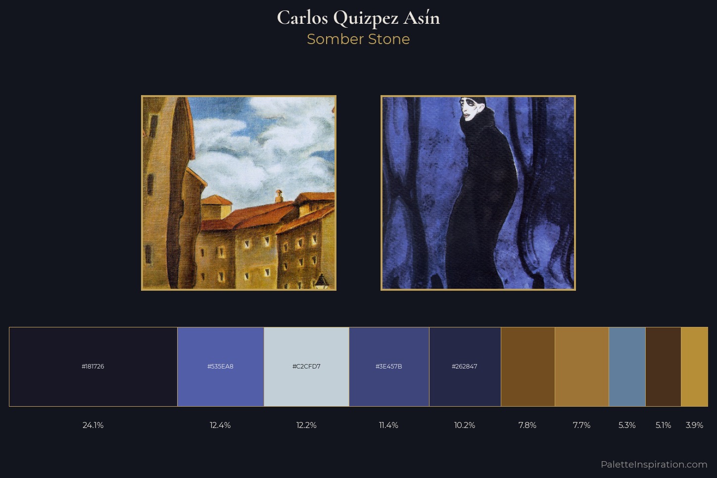 Carlos Quizpez Asín Master Palette — Somber Stone