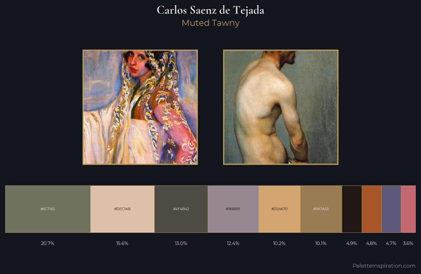 Carlos Saenz de Tejada Palette 2 — Muted Tawny