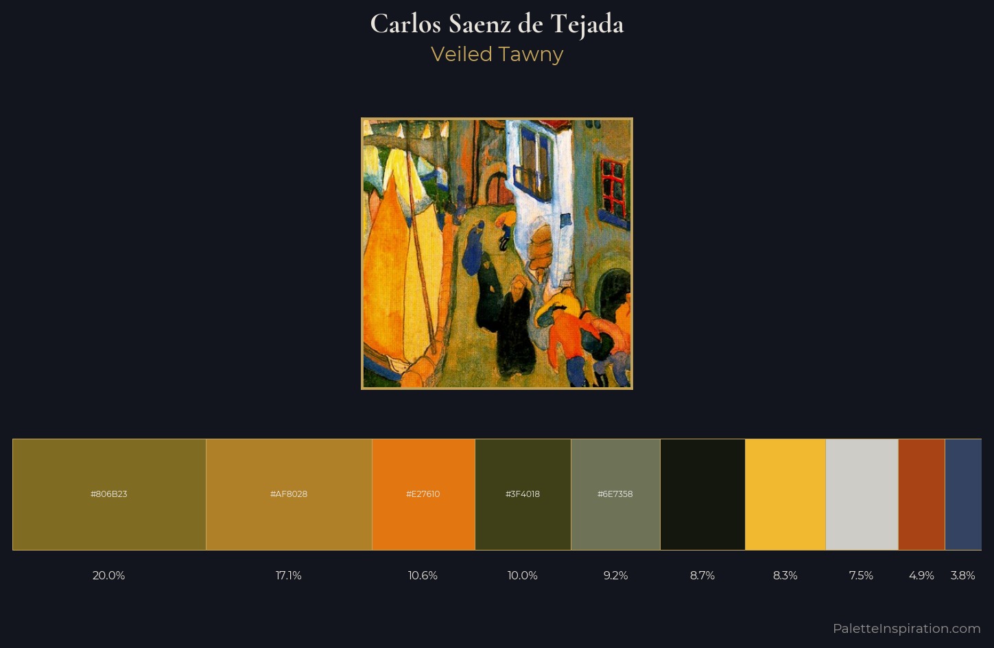Carlos Saenz de Tejada Palette 3 — Veiled Tawny