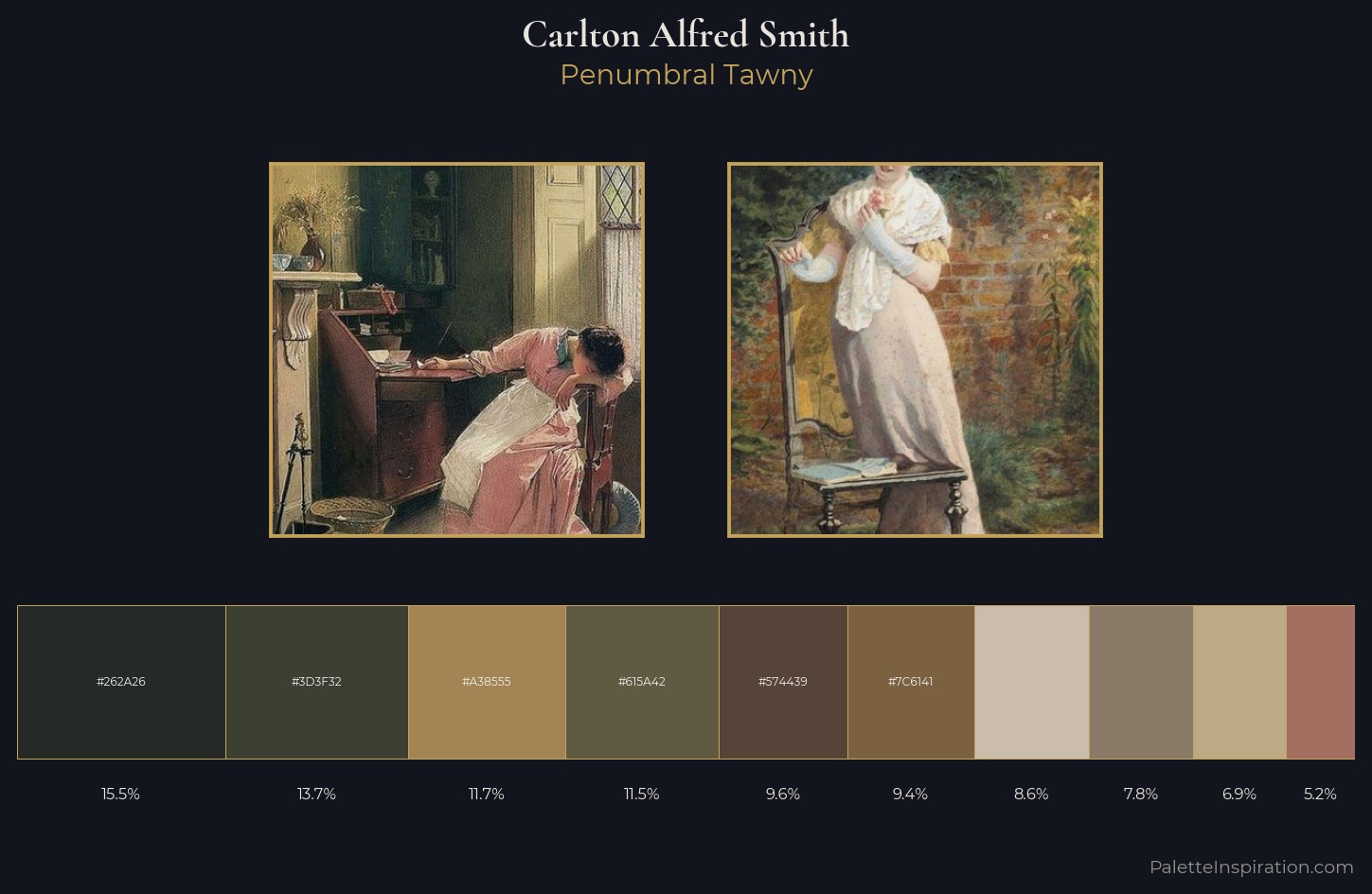 Carlton Alfred Smith Palette 1 — Penumbral Tawny