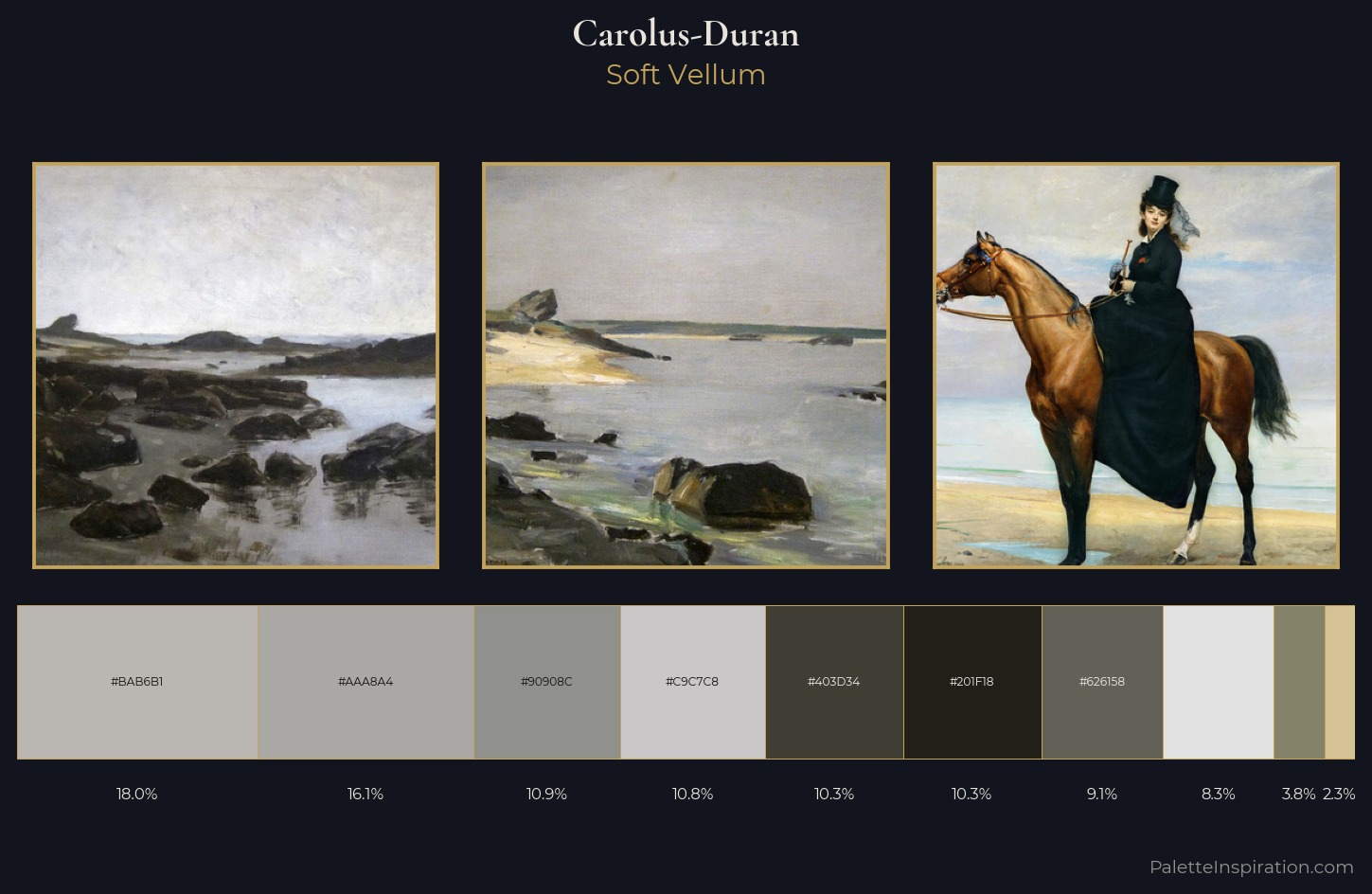 Carolus-Duran Palette 1 — Soft Vellum