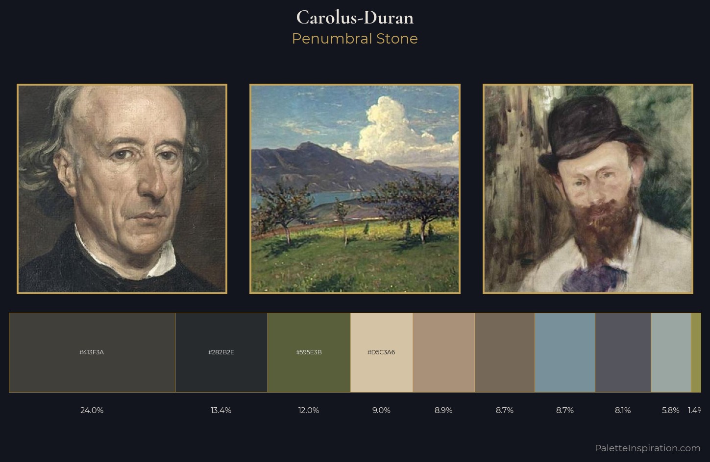 Carolus-Duran Palette 2 — Penumbral Stone