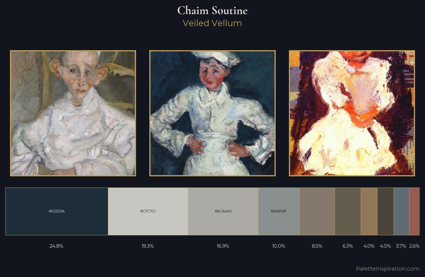 Chaim Soutine Palette 5 — Veiled Vellum