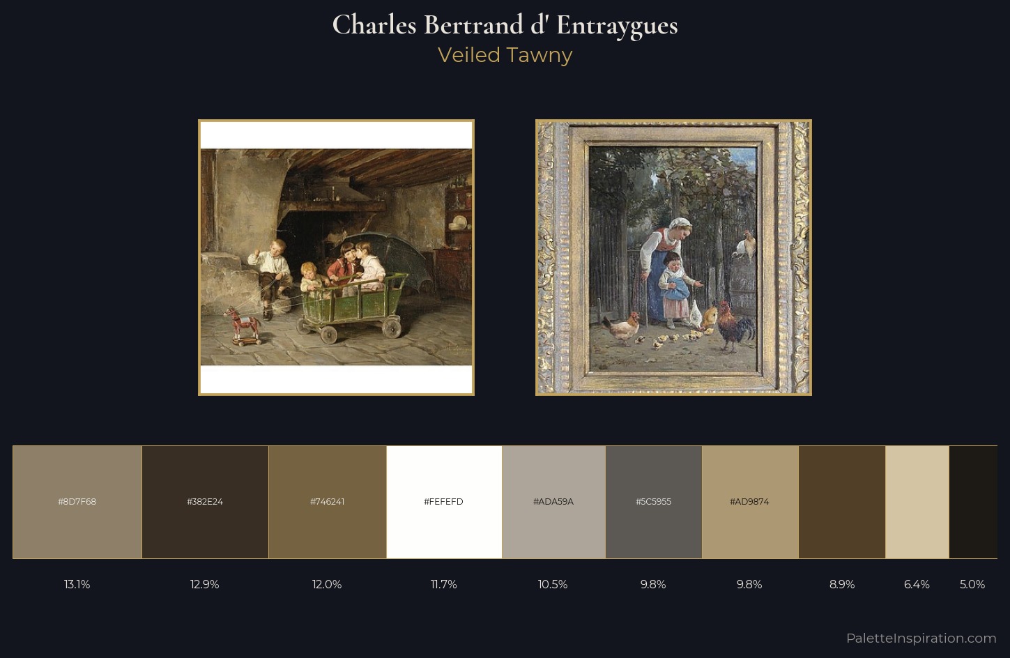 Charles Bertrand d' Entraygues Palette 2 — Veiled Tawny