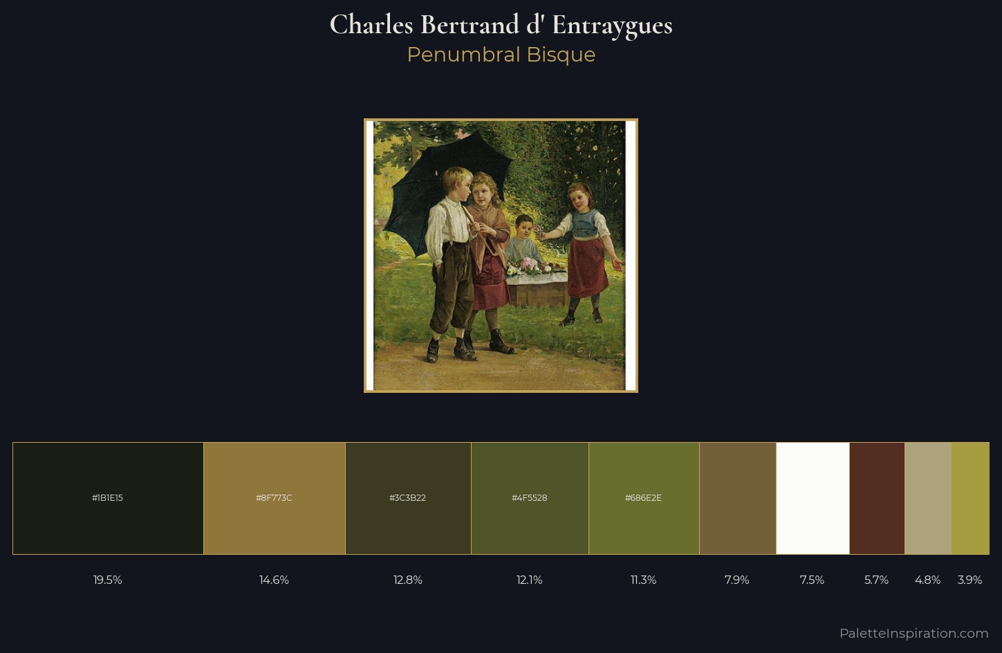 Charles Bertrand d' Entraygues Palette 3 — Penumbral Bisque