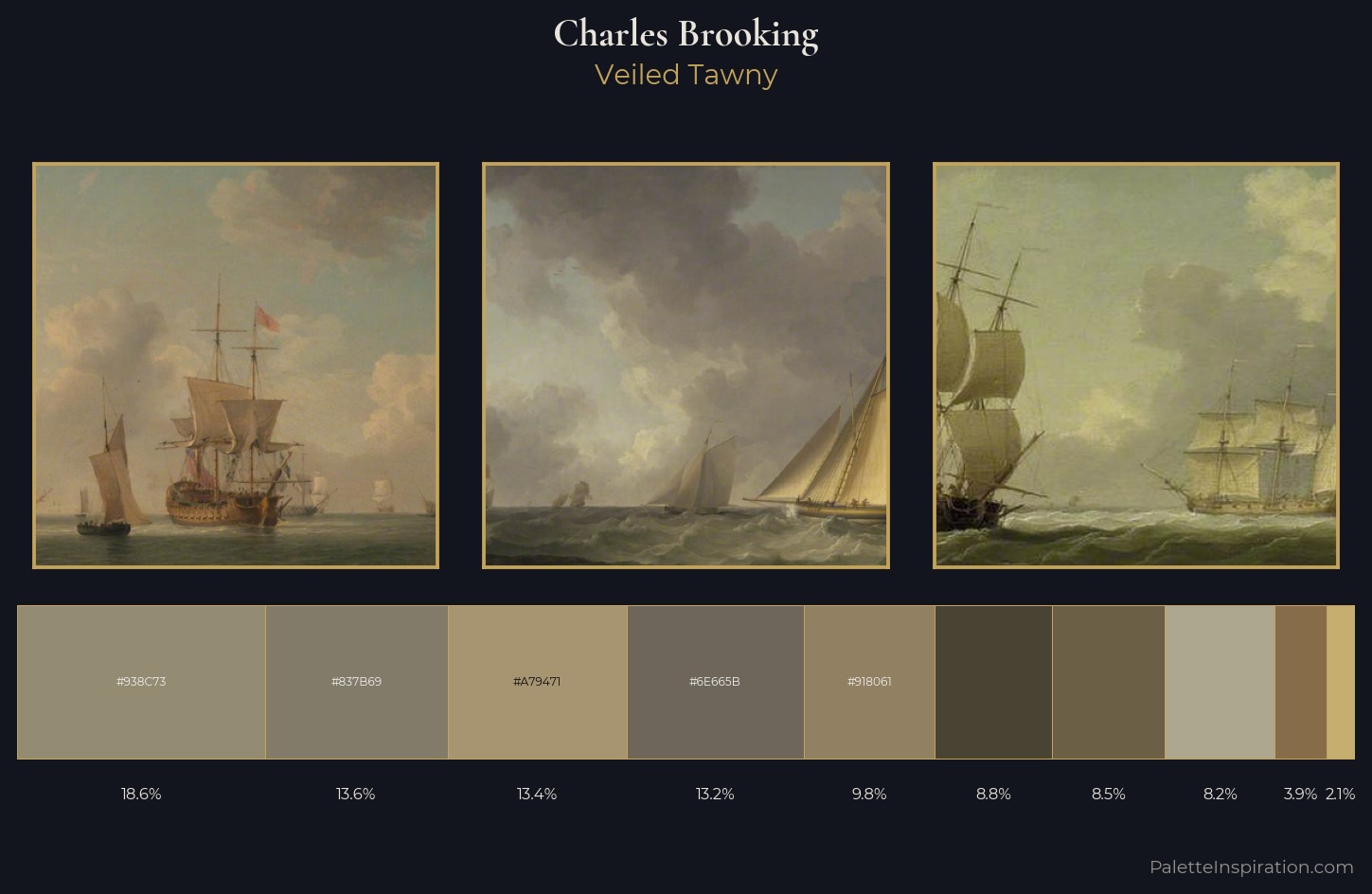 Charles Brooking Palette 3 — Veiled Tawny