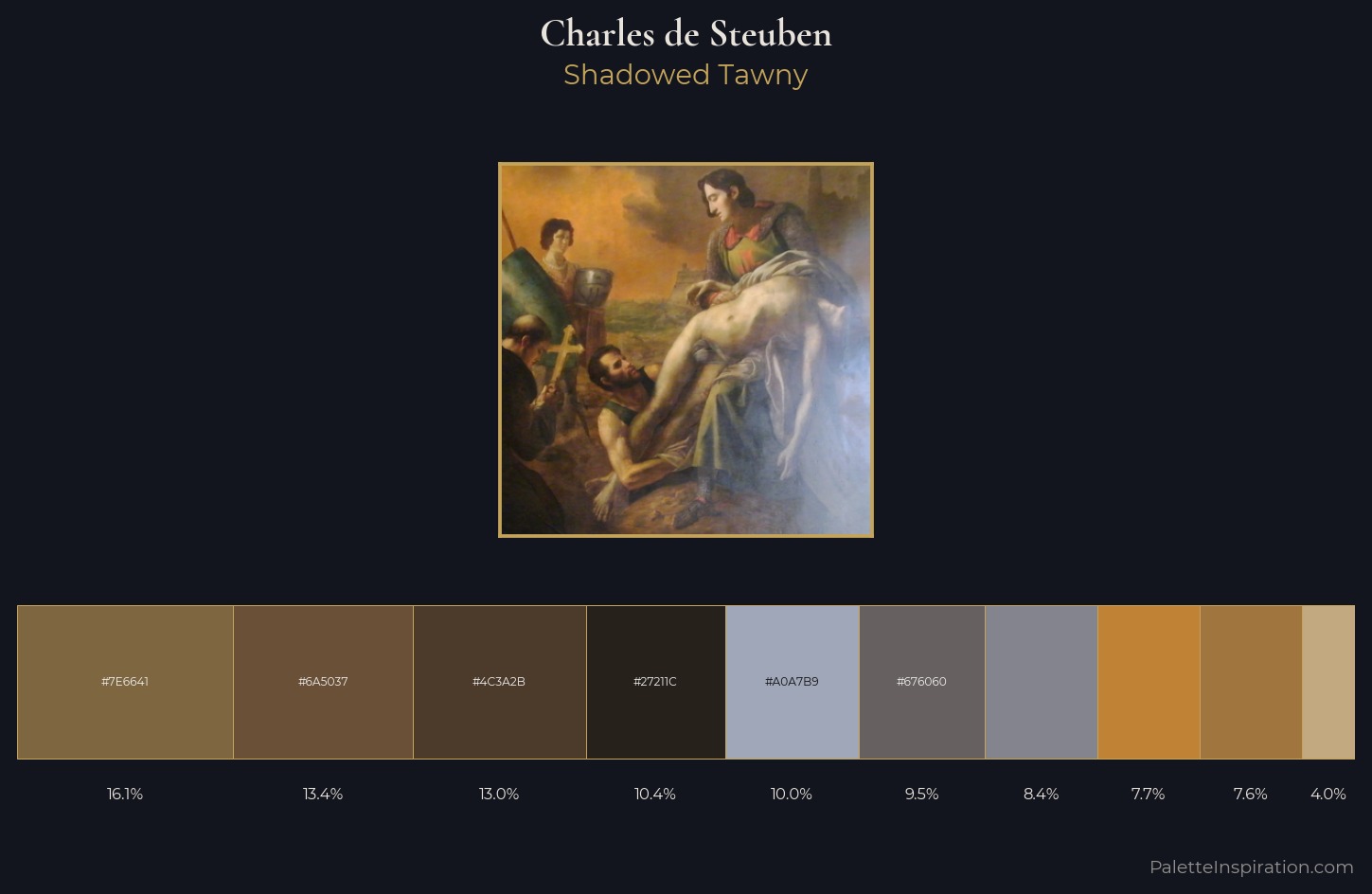 Charles de Steuben Palette 4 — Shadowed Tawny