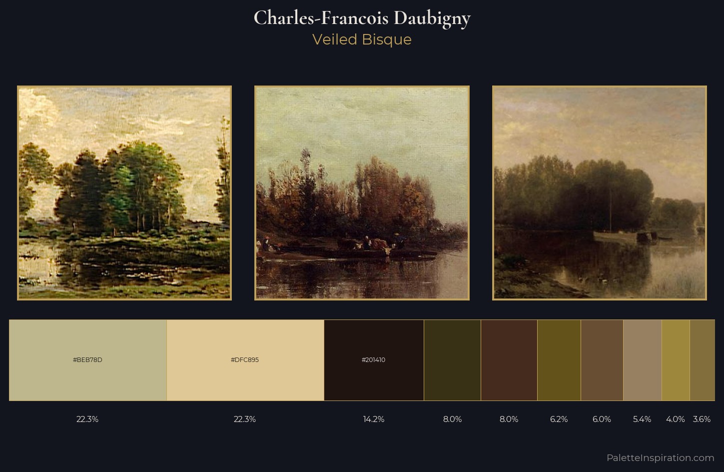 Charles-Francois Daubigny Palette 8 — Veiled Bisque