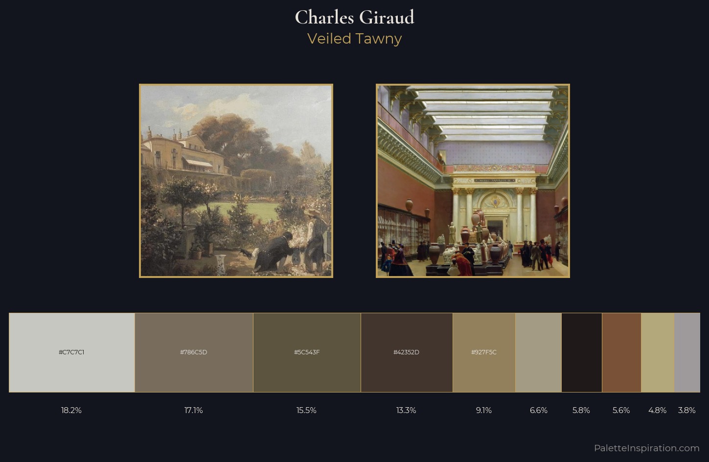 Charles Giraud Palette 1 — Veiled Tawny