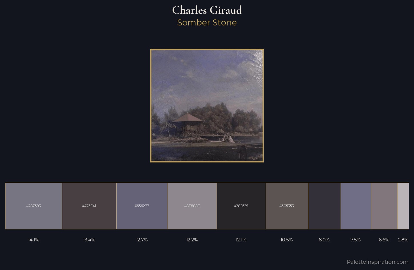 Charles Giraud Palette 3 — Somber Stone