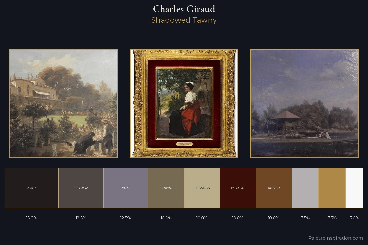 Charles Giraud Master Palette — Shadowed Tawny
