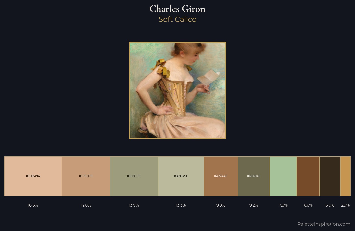 Charles Giron Palette 1 — Soft Calico