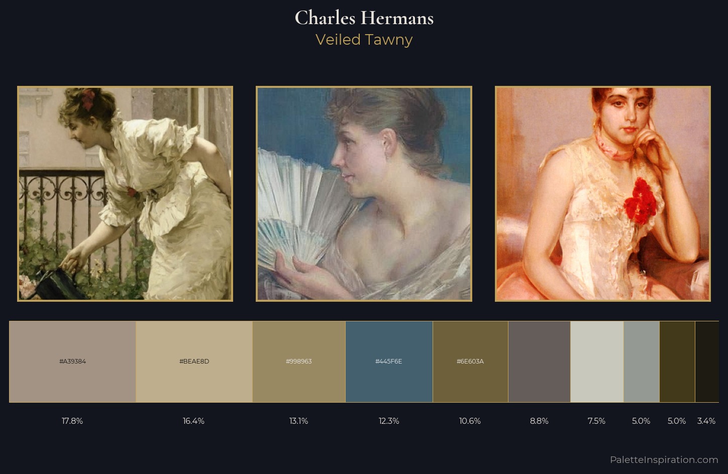 Charles Hermans Palette 3 — Veiled Tawny