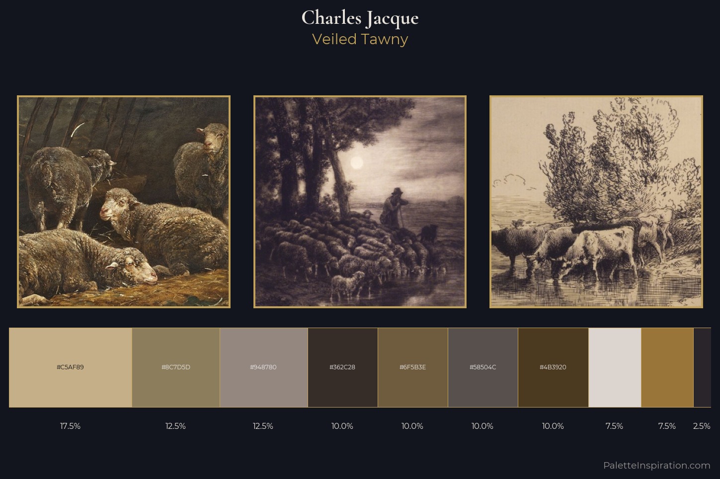 Charles Jacque Master Palette