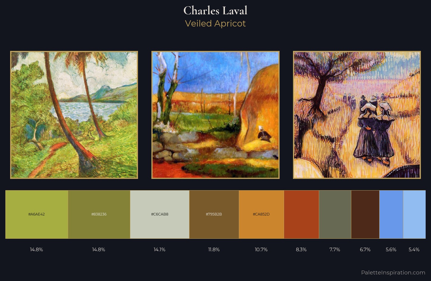 Charles Laval Palette 1 — Veiled Apricot