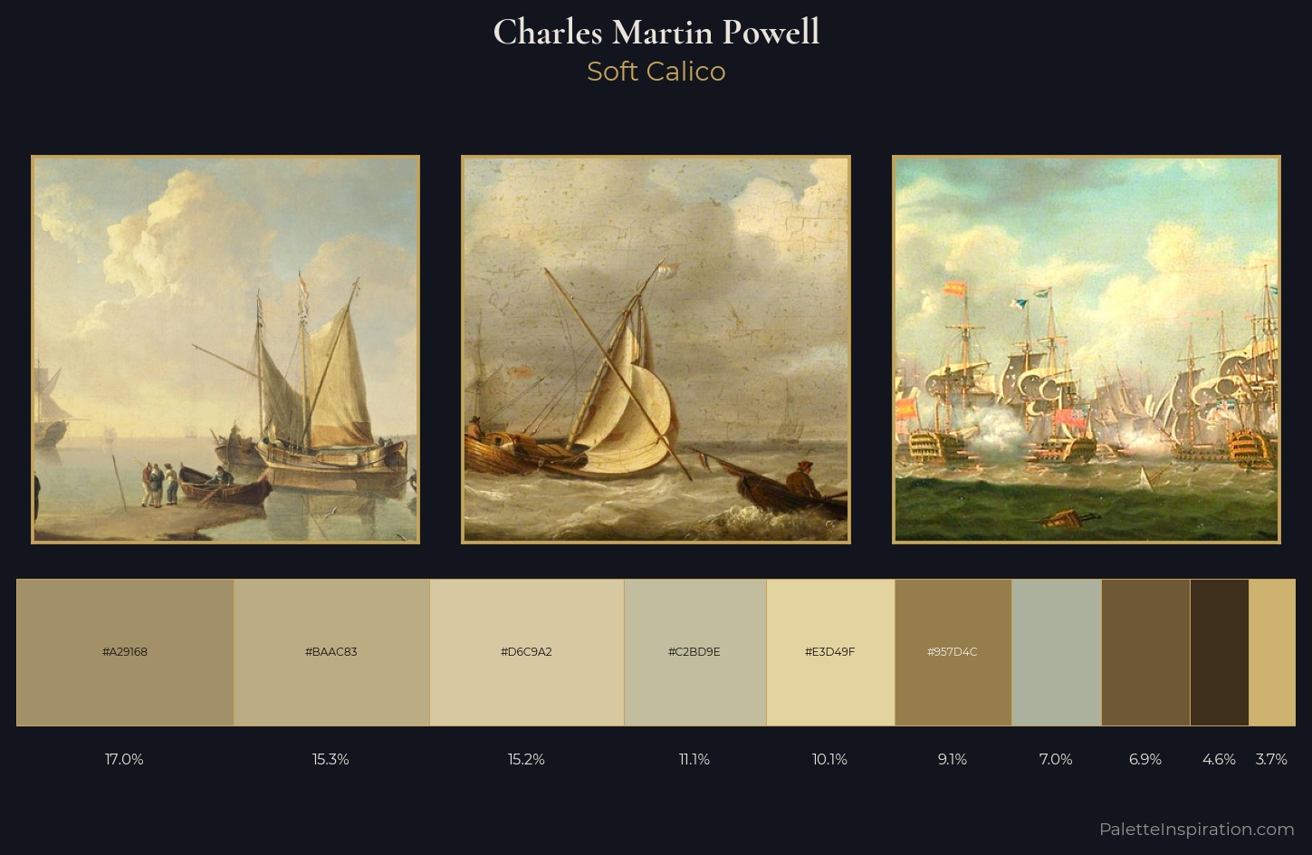 Charles Martin Powell Palette 2 — Soft Calico