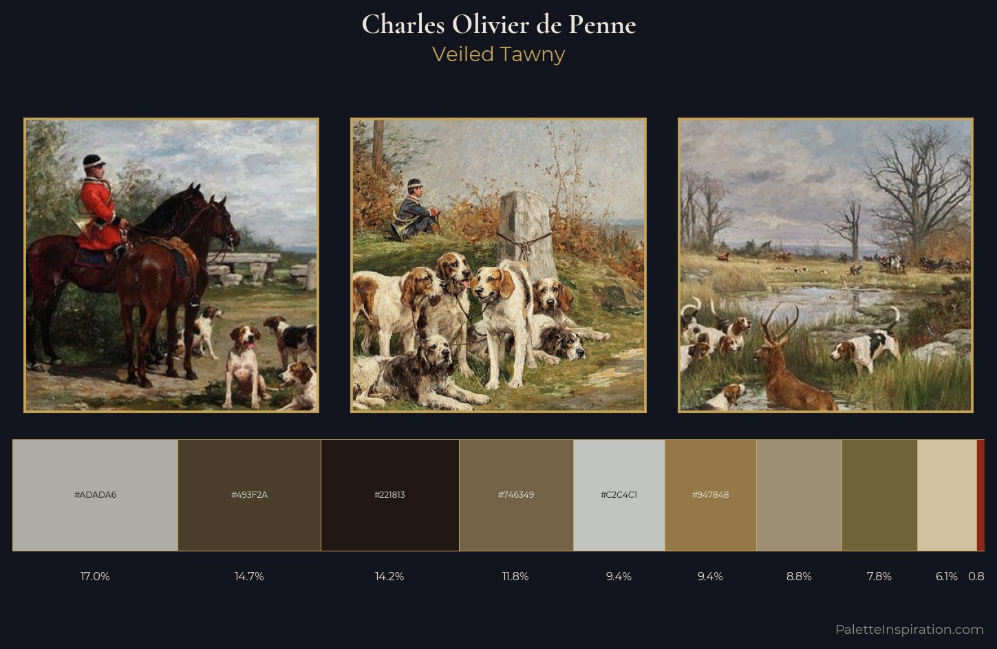 Charles Olivier de Penne Palette 2 — Veiled Tawny