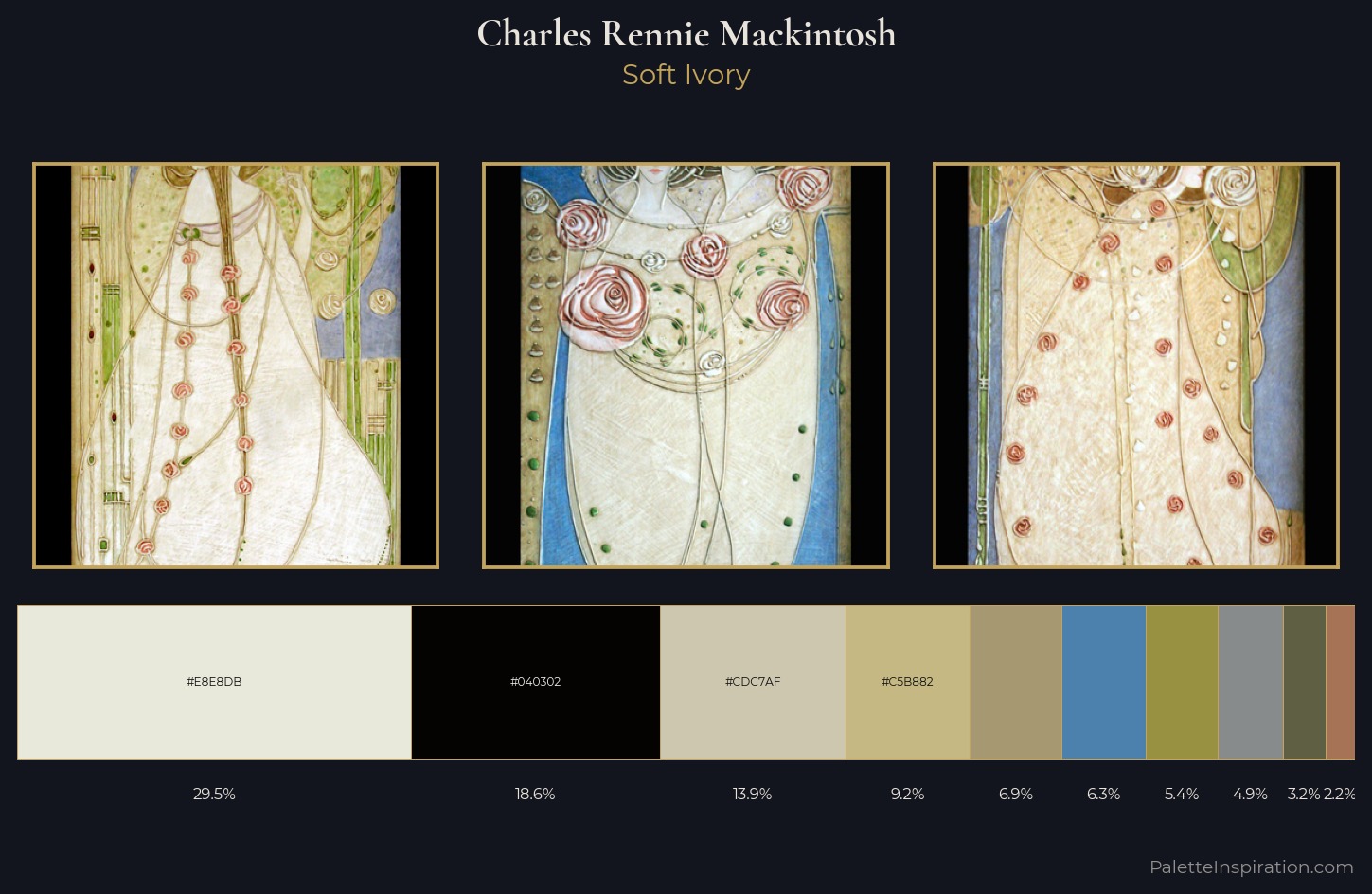 Charles Rennie Mackintosh Palette 4 — Soft Ivory
