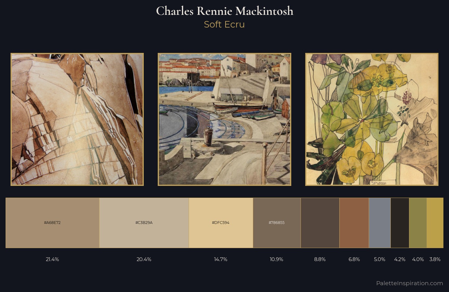 Charles Rennie Mackintosh Palette 7 — Soft Ecru