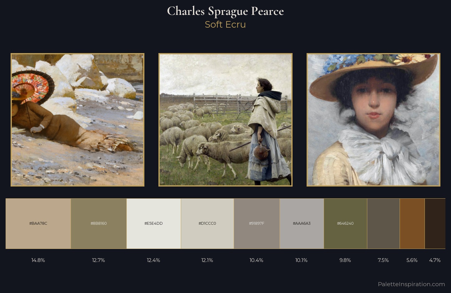 Charles Sprague Pearce Palette 1 — Soft Ecru