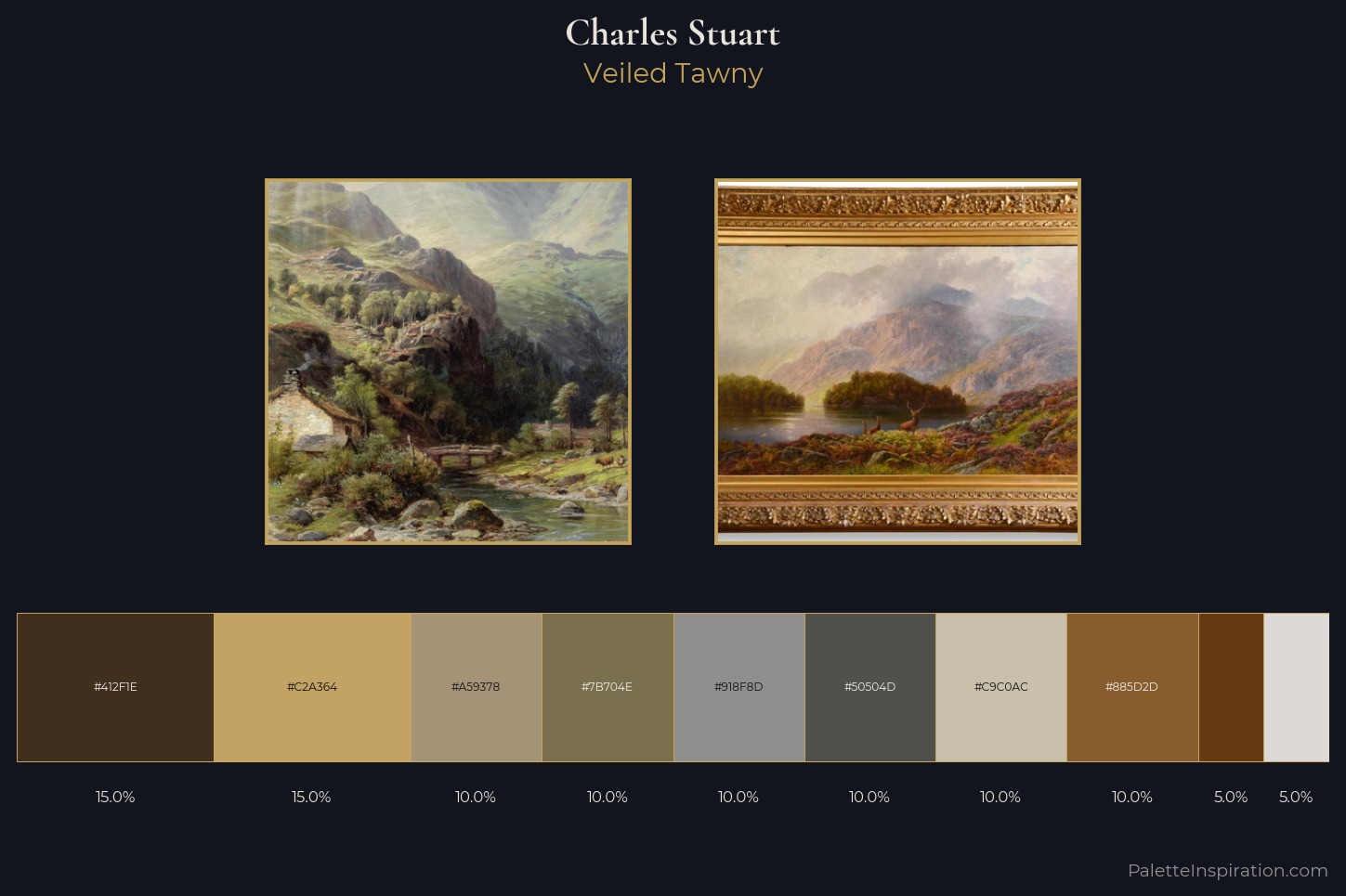 Charles Stuart Master Palette — Veiled Tawny