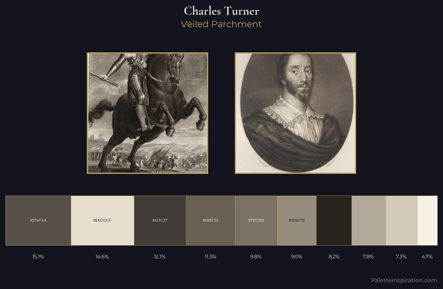 Charles Turner Palette 1 — Veiled Parchment