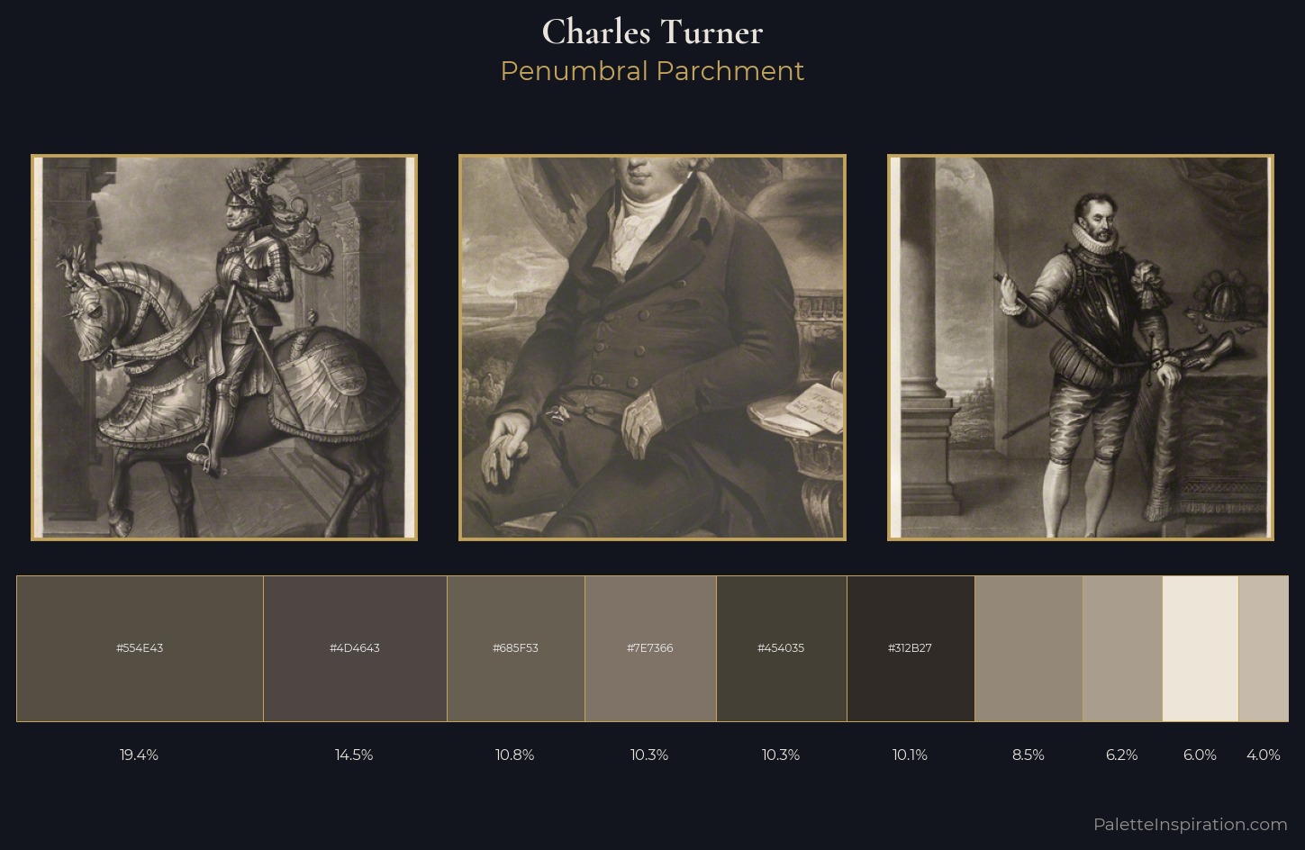 Charles Turner Palette 7 — Penumbral Parchment