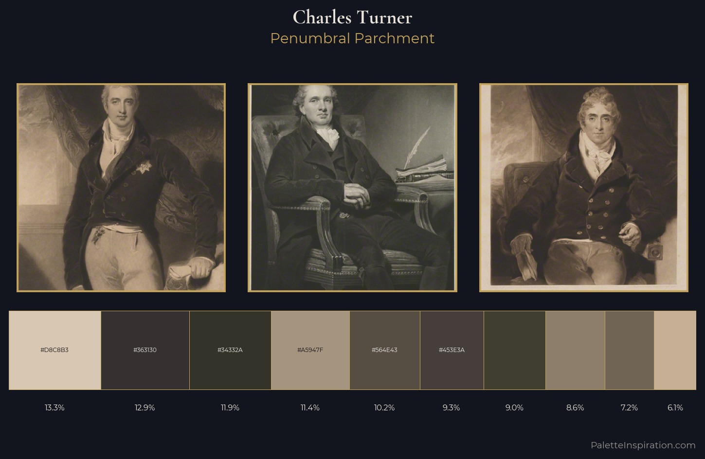 Charles Turner Palette 12 — Penumbral Parchment
