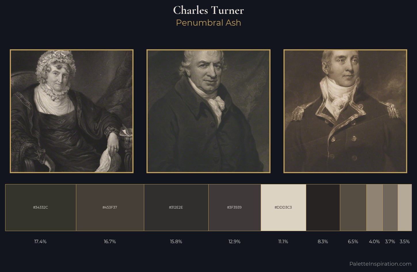 Charles Turner Palette 14 — Penumbral Ash