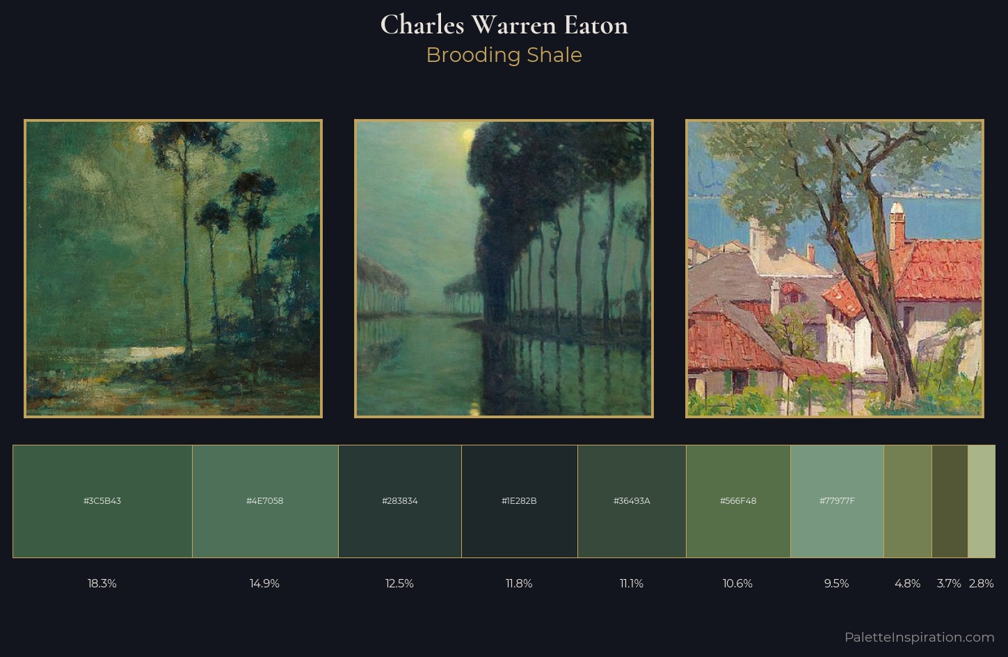 Charles Warren Eaton Palette 3 — Brooding Shale