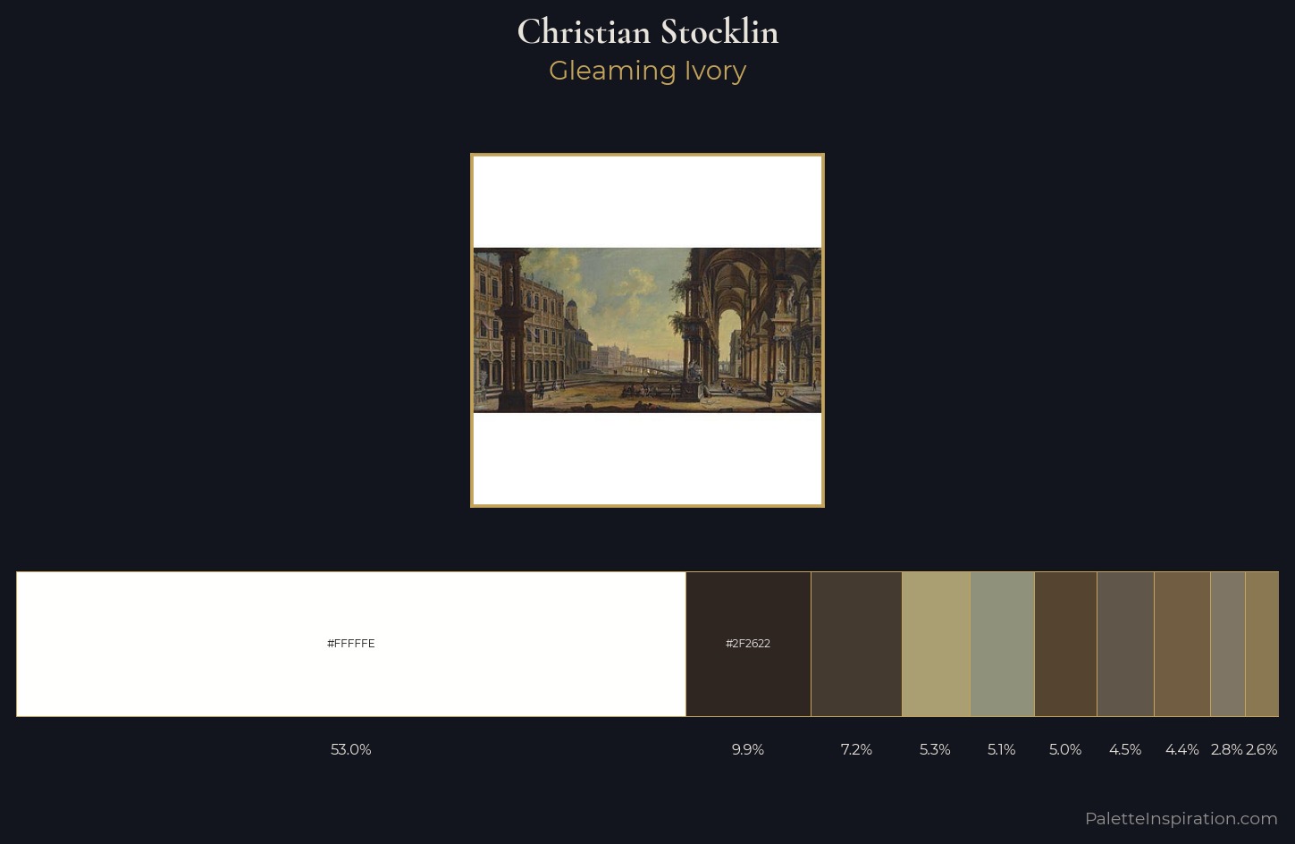 Christian Stocklin Palette 1 — Gleaming Ivory