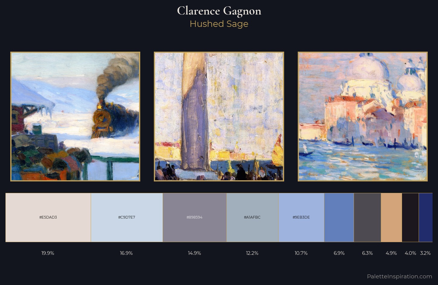 Clarence Gagnon Palette 4 — Hushed Sage