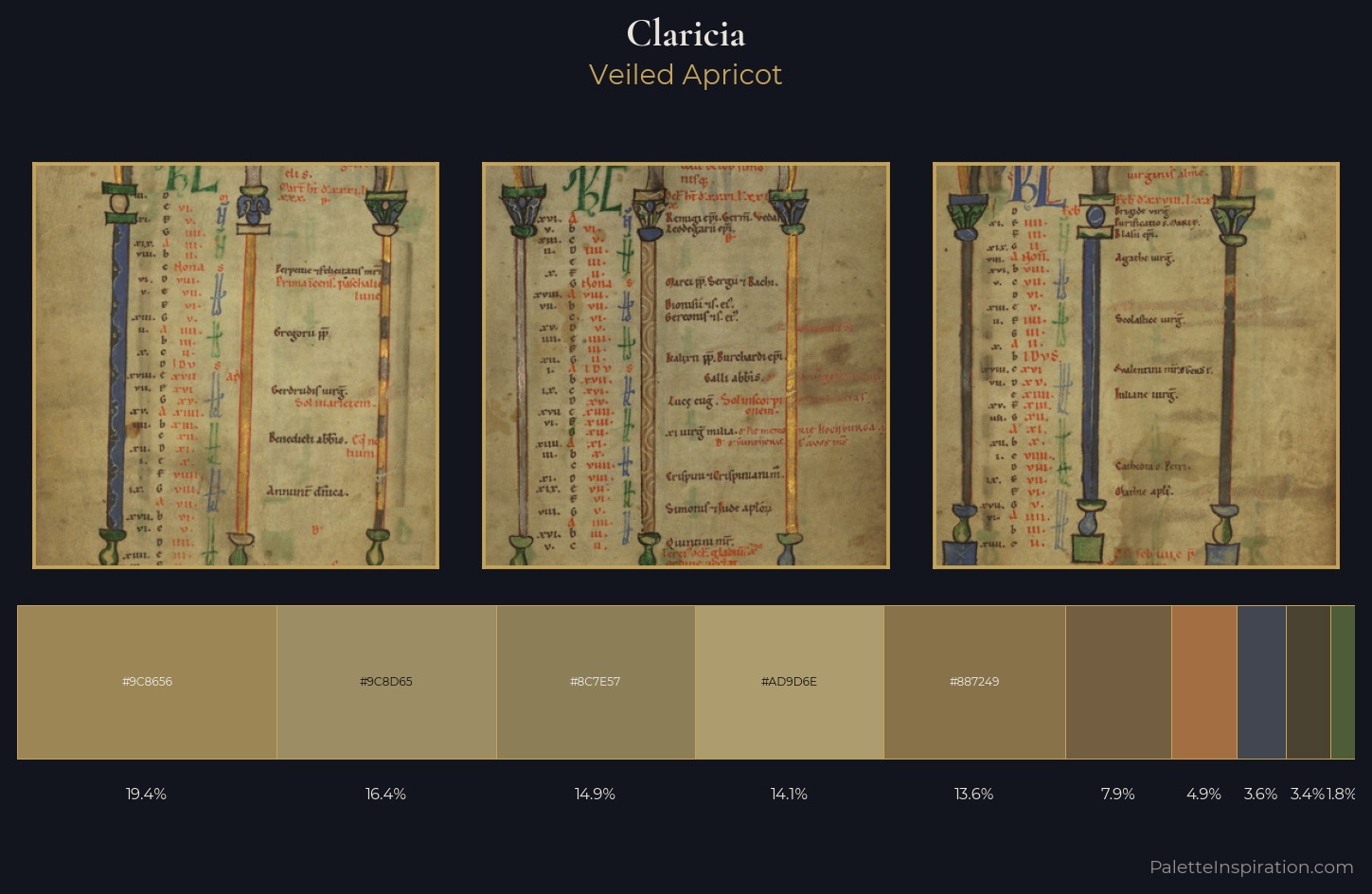 Claricia Palette 2 — Veiled Apricot