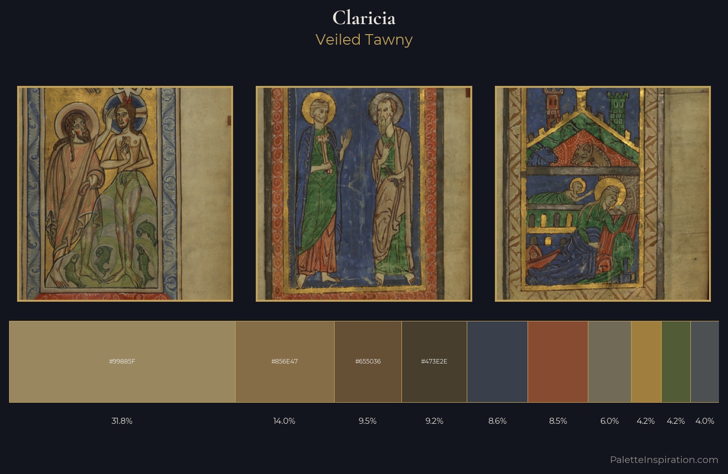 Claricia Palette 5 — Veiled Tawny