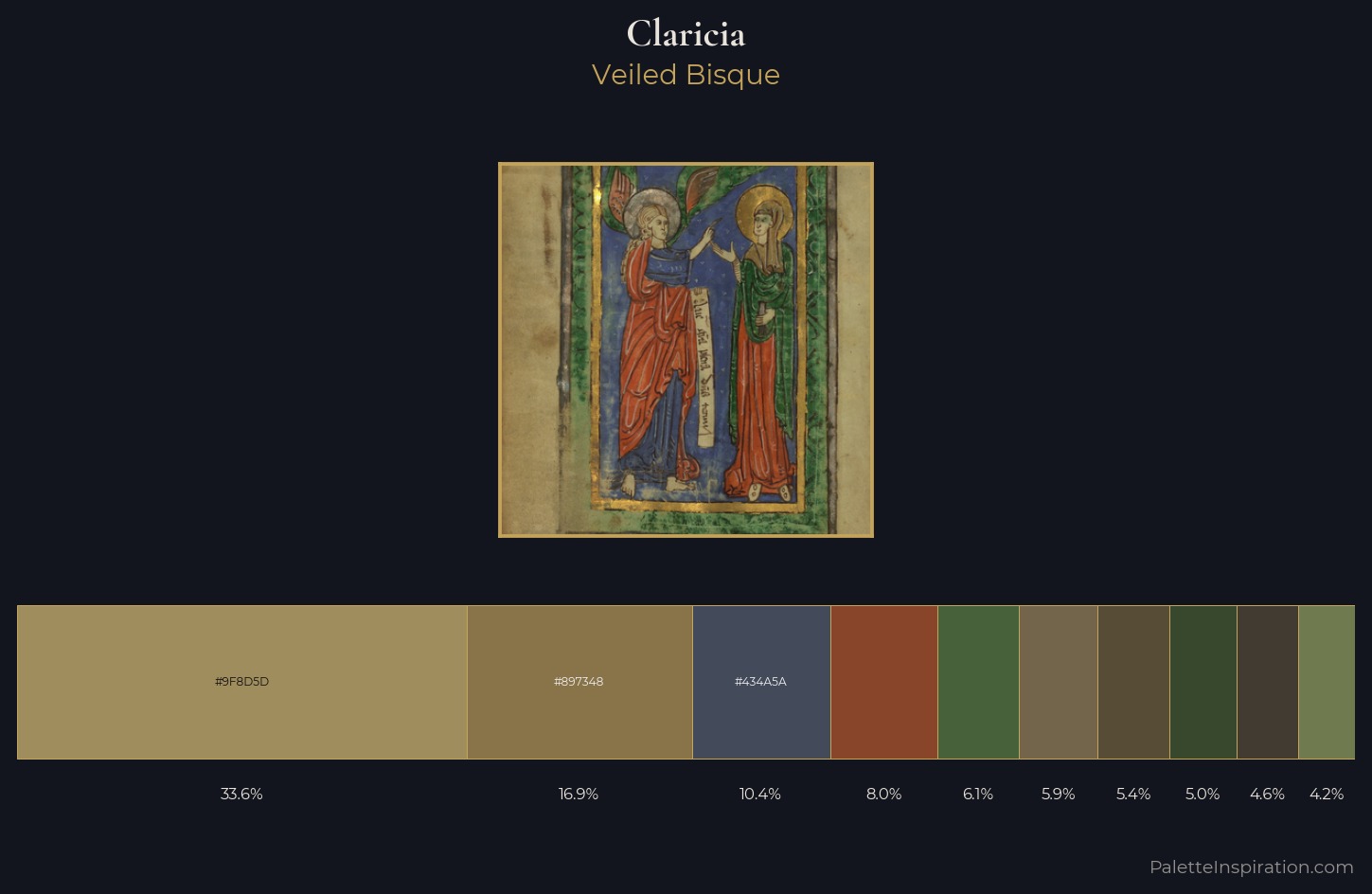 Claricia Palette 6 — Veiled Bisque