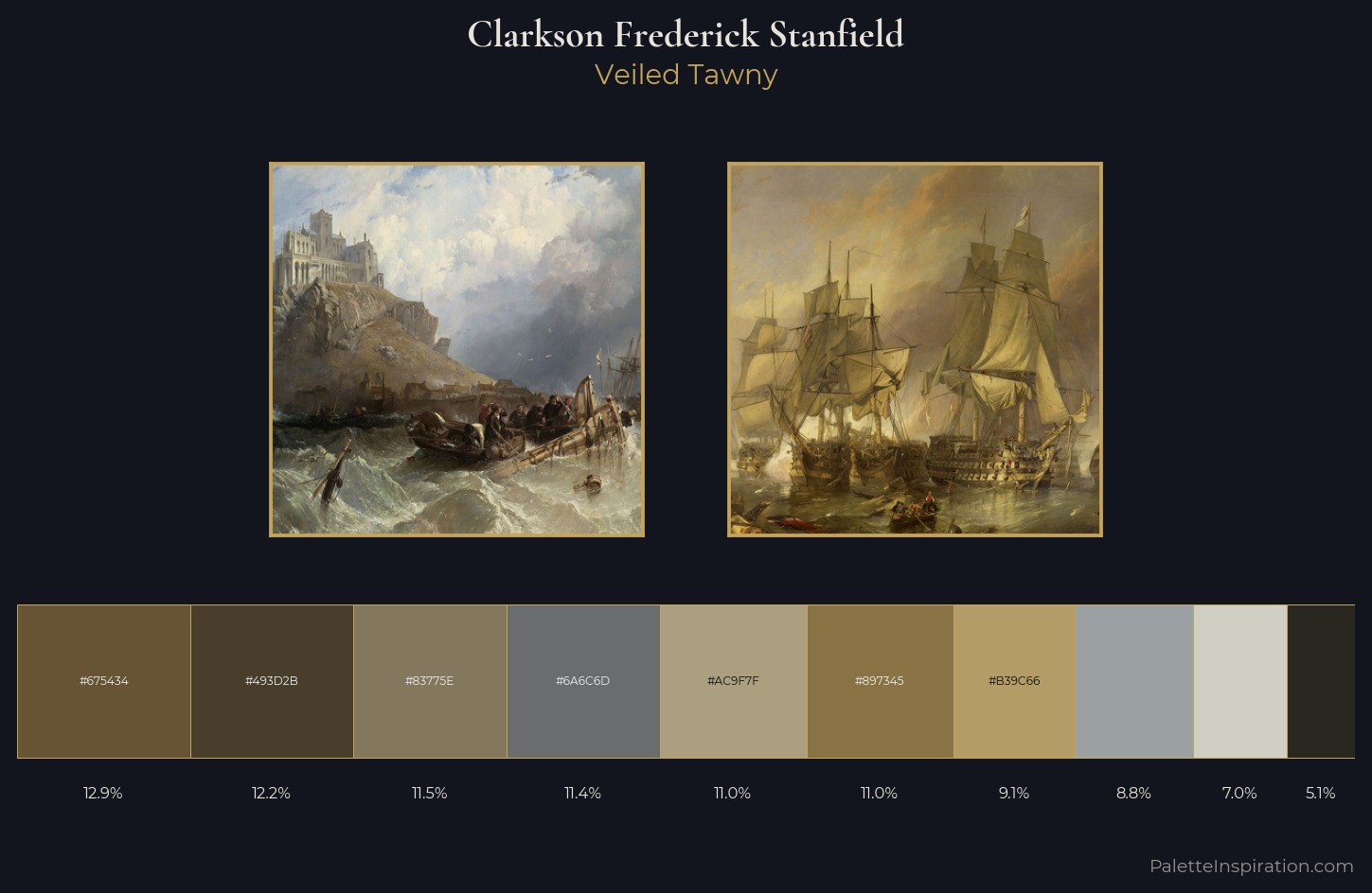 Clarkson Frederick Stanfield Palette 2 — Veiled Tawny