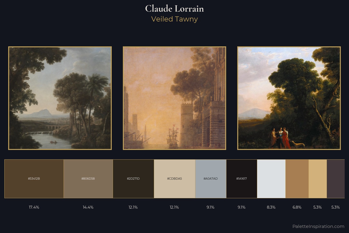 Claude Lorrain Master Palette