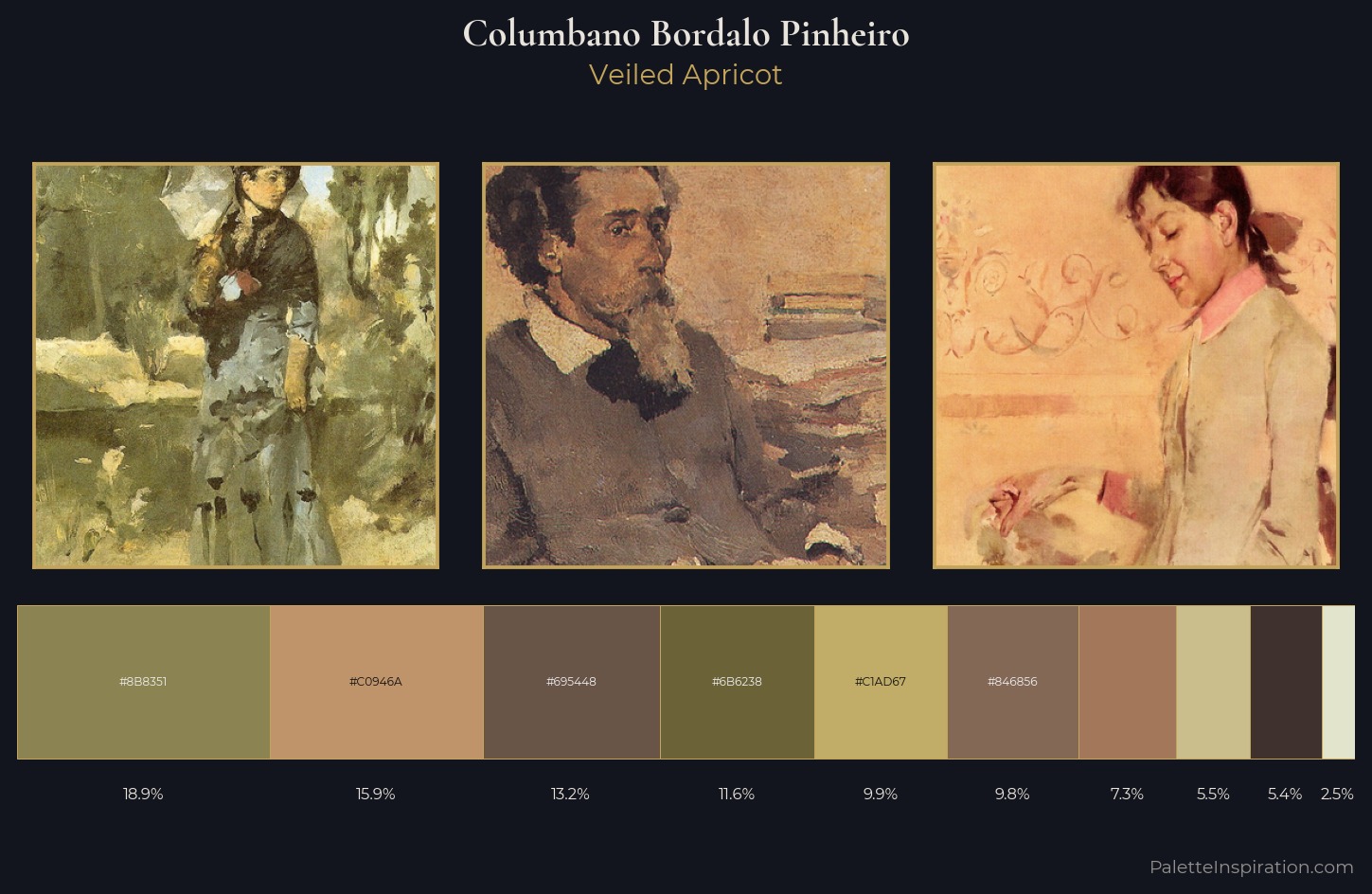 Columbano Bordalo Pinheiro Palette 1 — Veiled Apricot