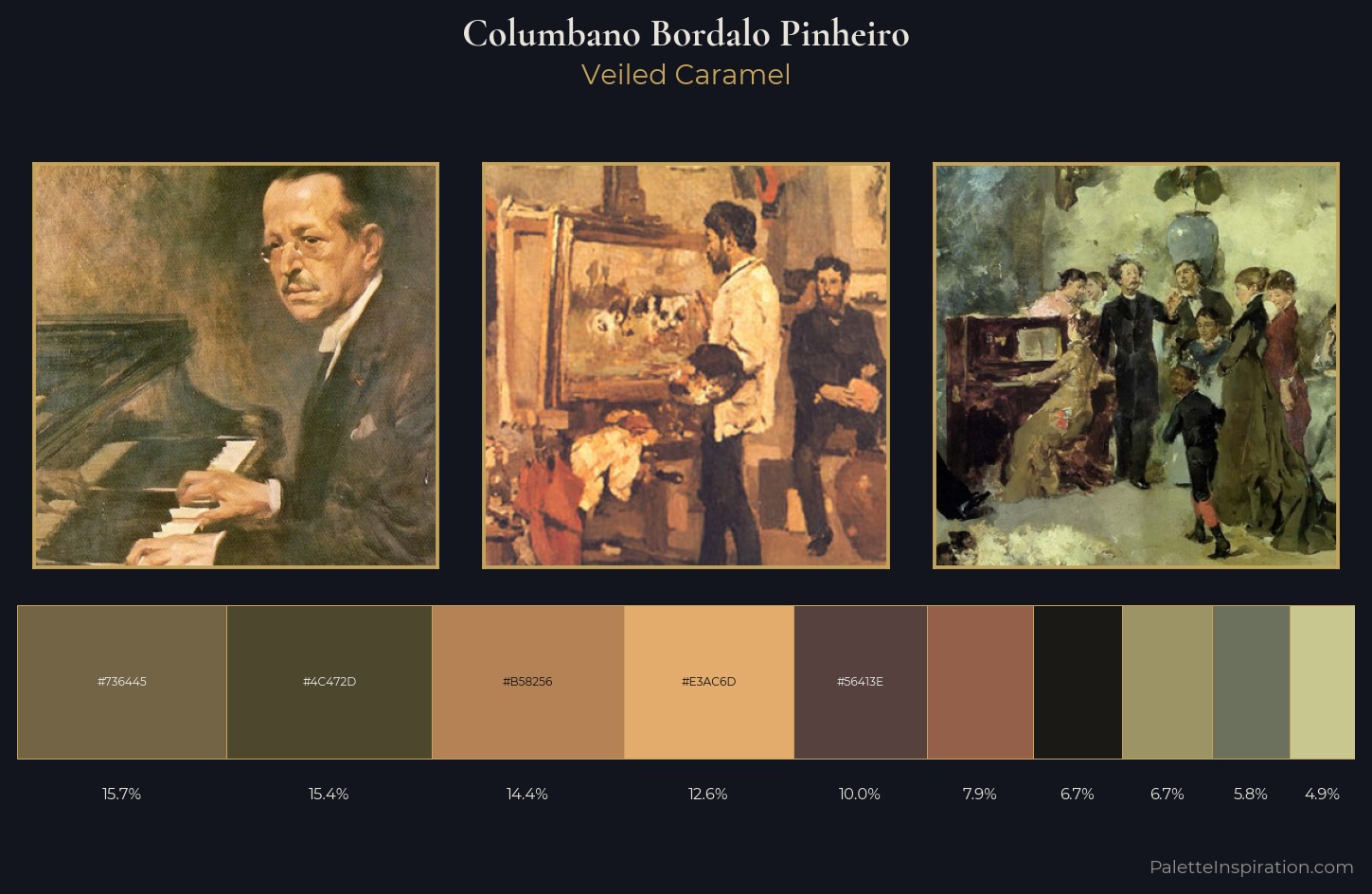 Columbano Bordalo Pinheiro Palette 2 — Veiled Caramel