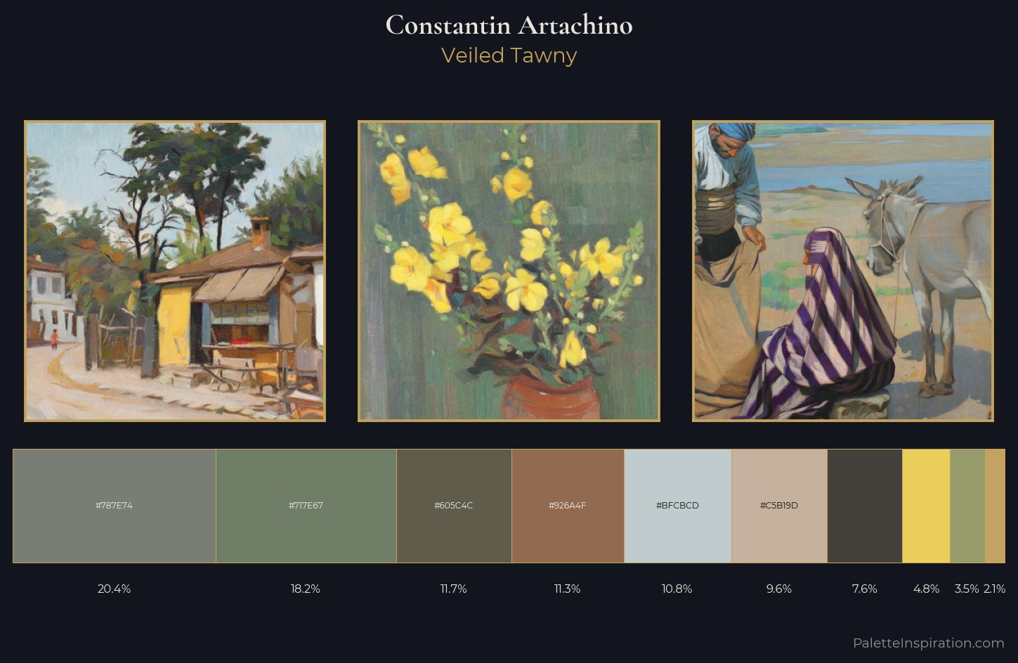 Constantin Artachino Palette 3 — Veiled Tawny