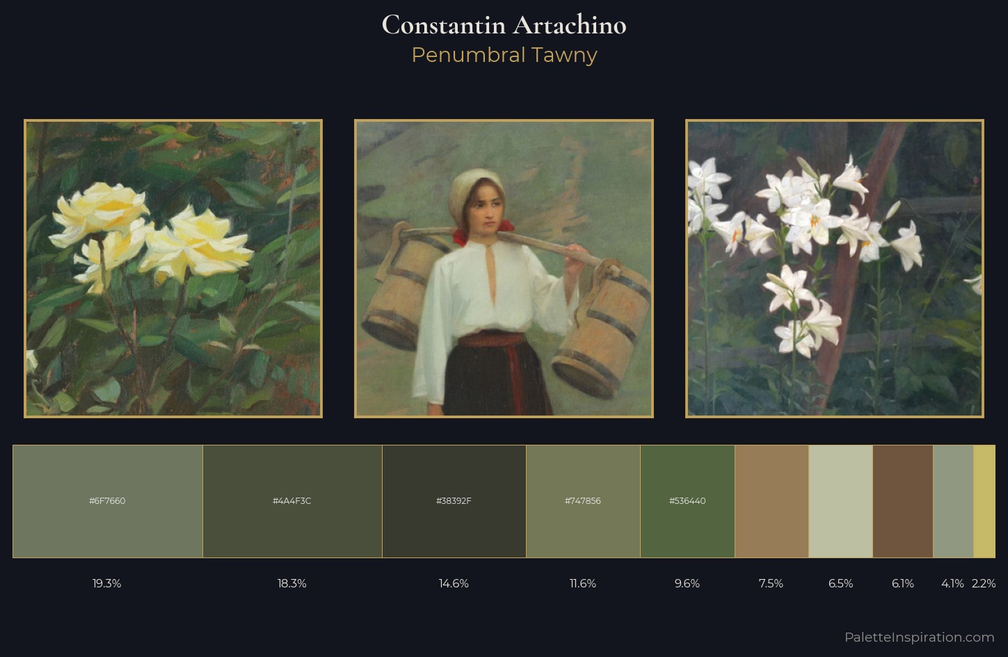 Constantin Artachino Palette 7 — Penumbral Tawny
