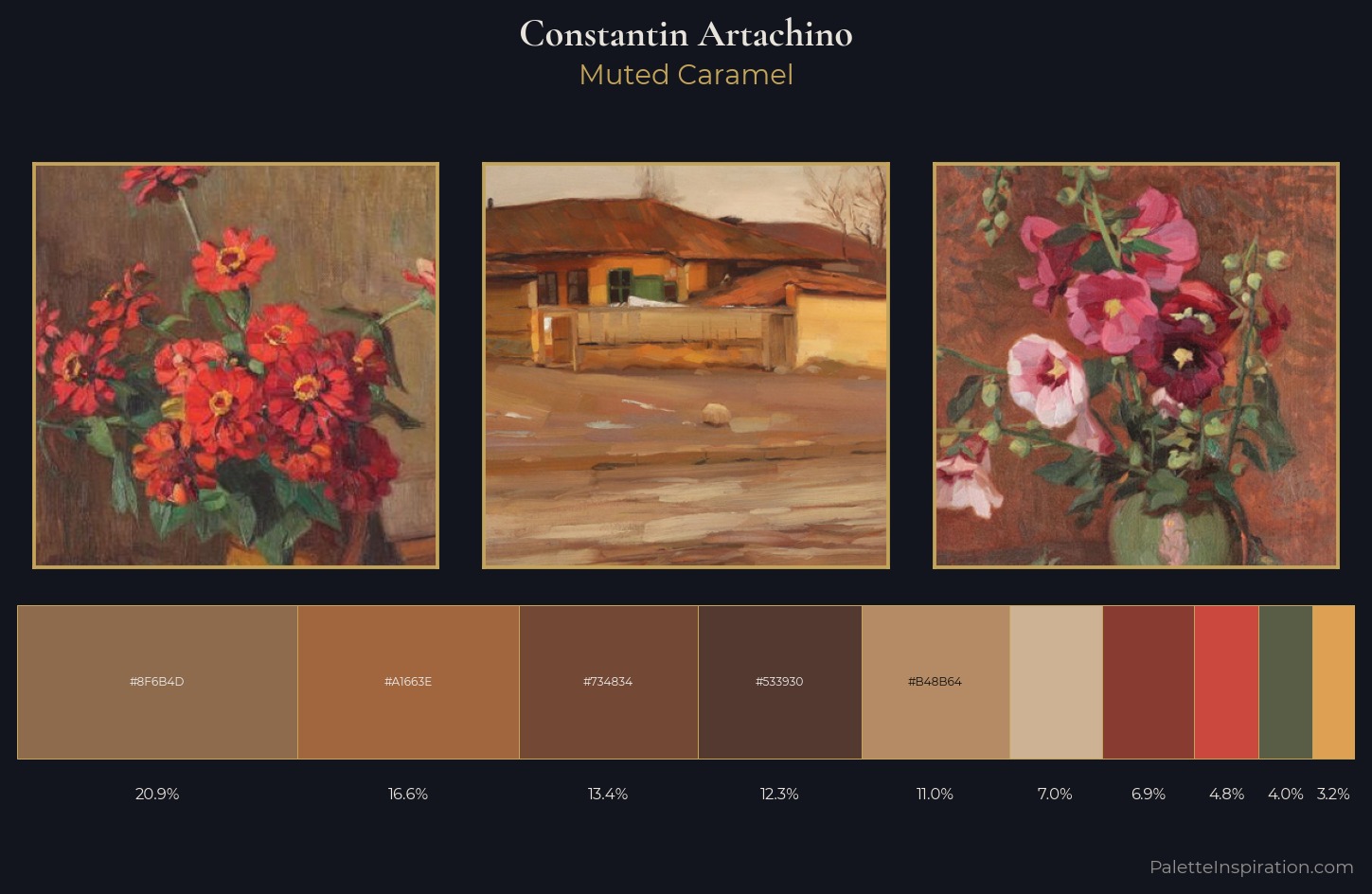 Constantin Artachino Palette 8 — Muted Caramel