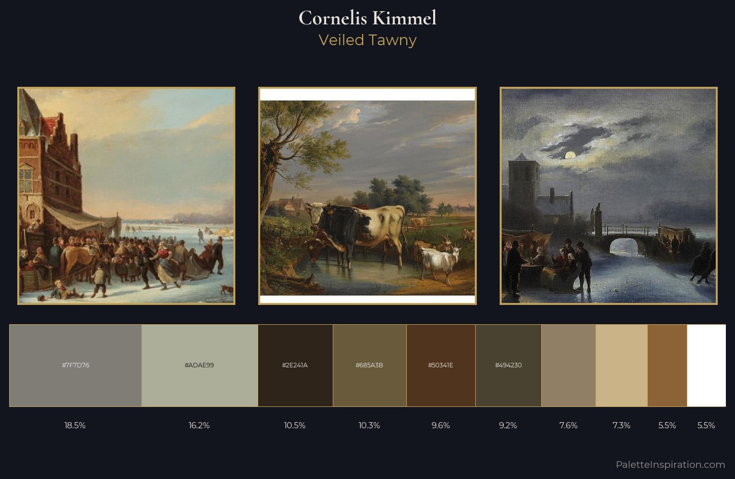 Cornelis Kimmel Palette 4 — Veiled Tawny