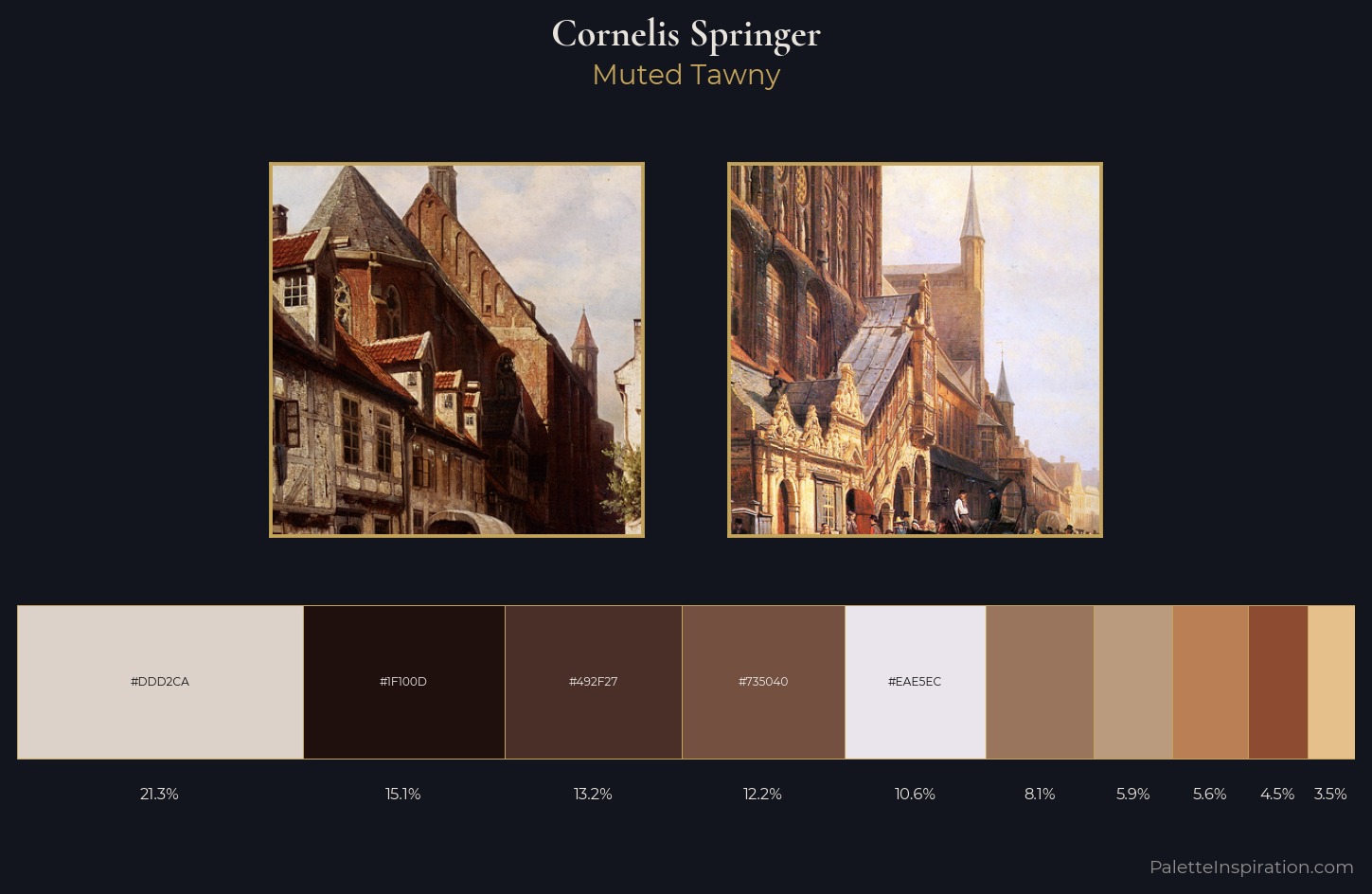 Cornelis Springer Palette 2 — Muted Tawny