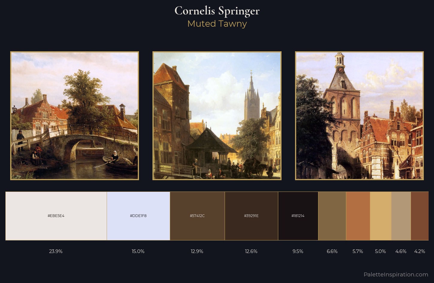 Cornelis Springer Palette 4 — Muted Tawny