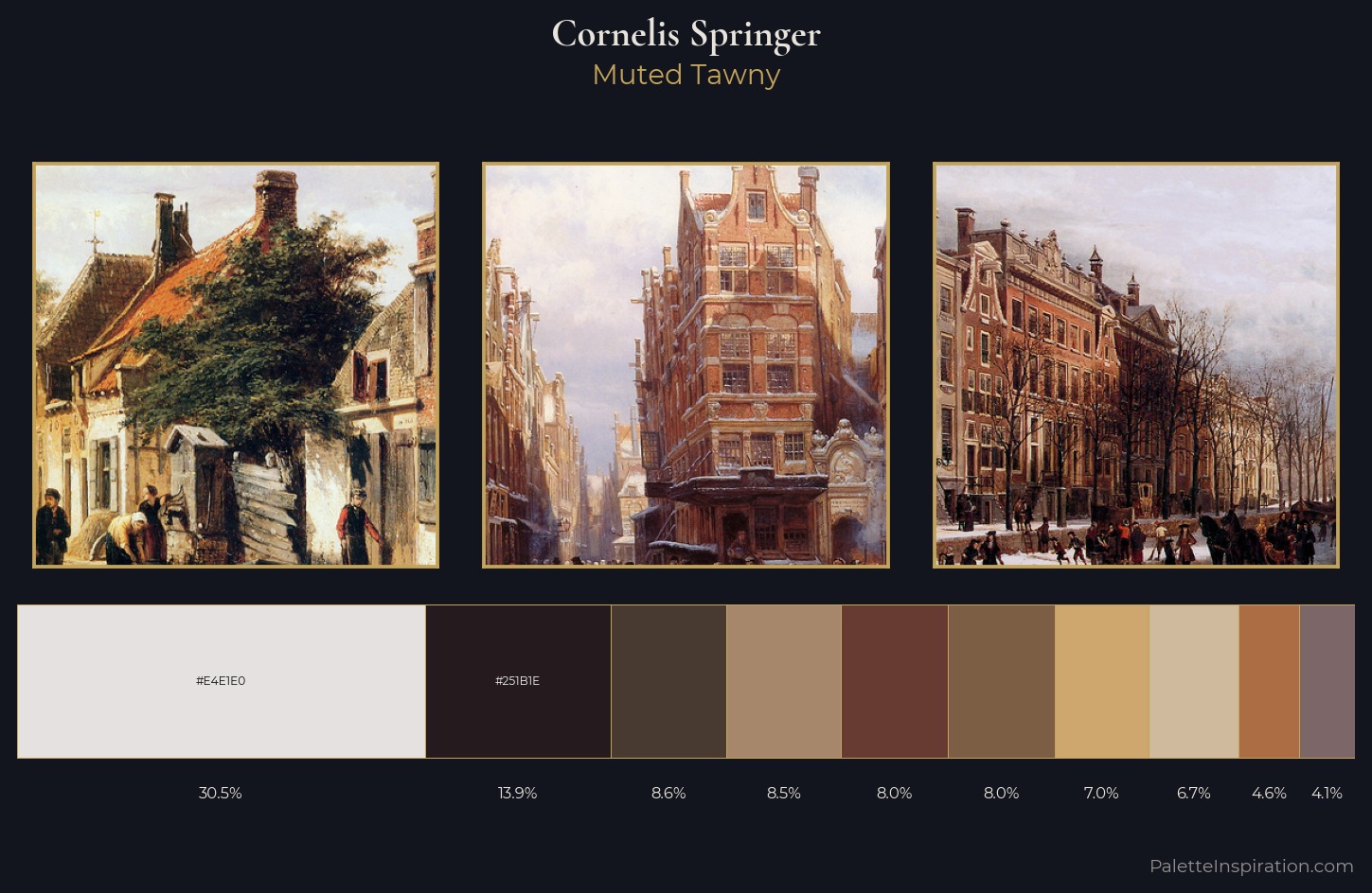 Cornelis Springer Palette 5 — Muted Tawny