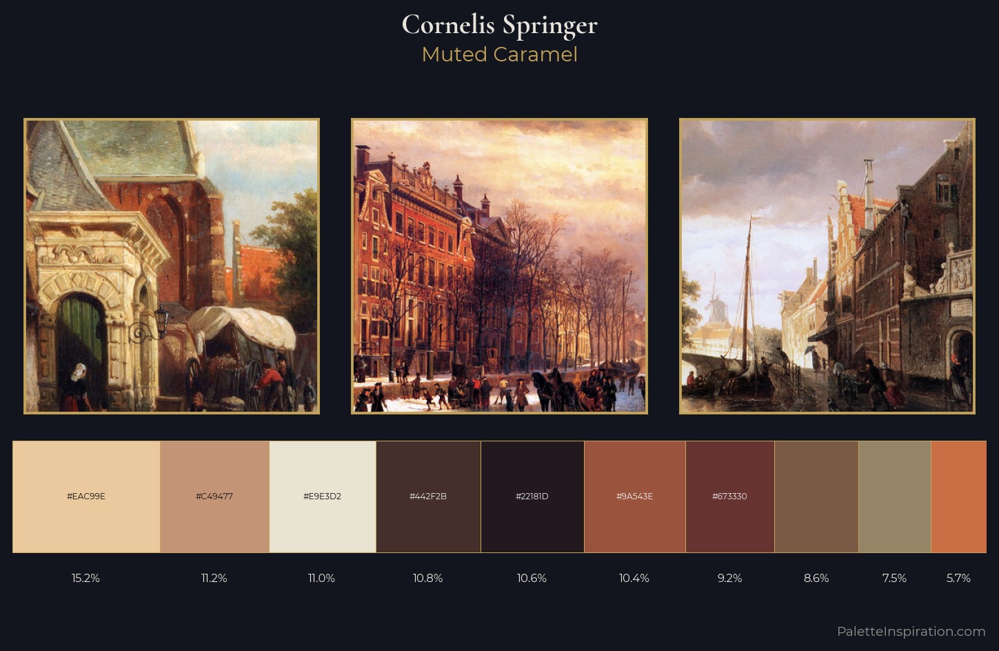 Cornelis Springer Palette 6 — Muted Caramel