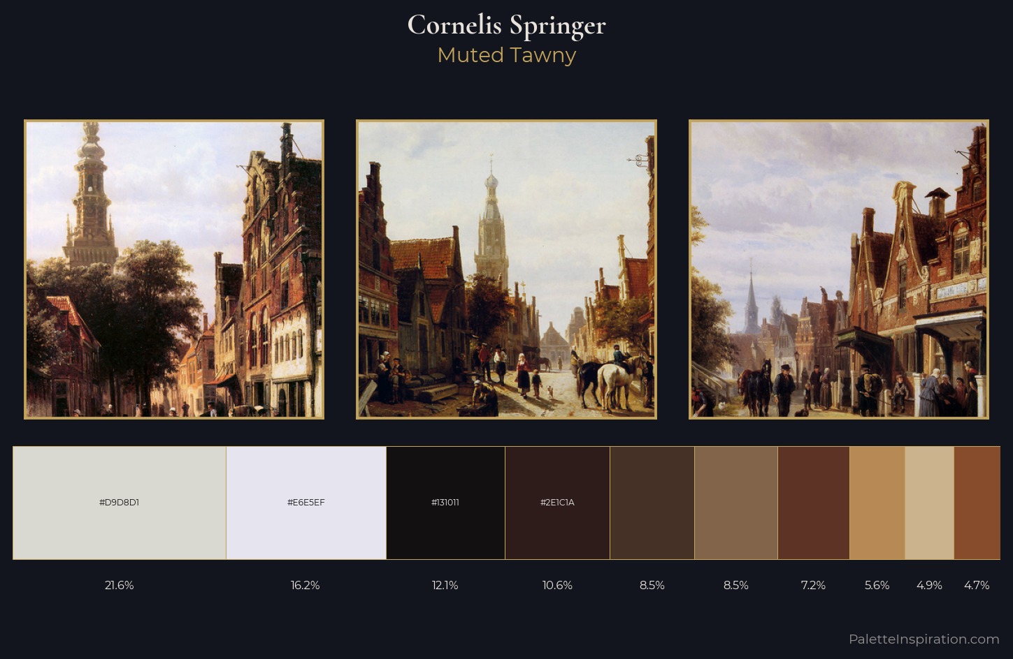 Cornelis Springer Palette 9 — Muted Tawny