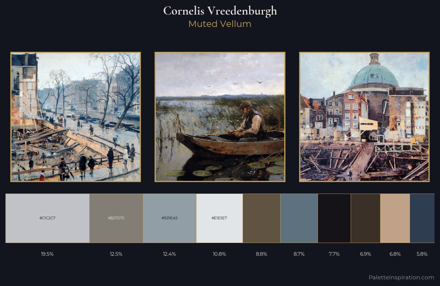 Cornelis Vreedenburgh Palette 6 — Muted Vellum